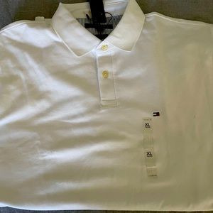 Tommy Hilfiger white long sleeve Polo shirt